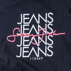 VTG 90s Sean John Jeans Shirt Mens Large Long Sleeve Spell Out Hip Hop Y2K Retro