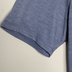 Marine Layer Absurdly Soft Signature Crew Neck Tee Heathered Blue Mens M/L