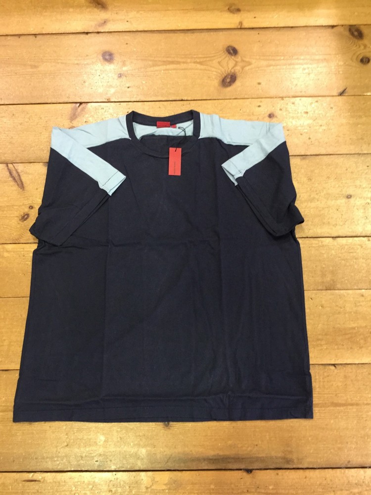 Pierre Cardin Contrast Crew Neck T-shirt/blue/ Size 3XL