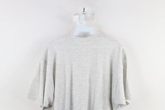 Vintage 90s Streetwear Mens XL Blank Short Sleeve Pocket T-Shirt Heather Gray