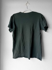 Vintage 90s Outer Banks Shark Graphic Tee Dark Green M Beach Surf Skater