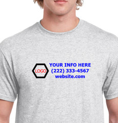 Custom TEXT/LOGO/PHOTO T-Shirt, Youth/Adult/Big Sizes to 6X, Many Colors!