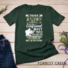 Womens Proud Army Girlfriend Most People T-Shirt Unisex T-shirt