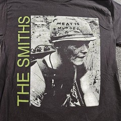 The Smiths Shirt Mens Medium Black Meat Is Murder Art Rock Band Tee Player Tees