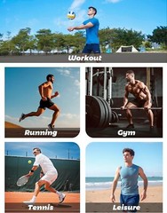EZRUN Men’s 5 Inches Running Workout Shorts Quick Dry Lightweight Small, Grey
