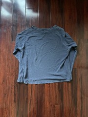 Double RL RRL Ralph Lauren Waffle Knit Long Sleeve Tee Blue Heather X-LARGE
