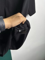 Represent T-Shirt Black Small Logo Embroidered Tee Mens Size S Streetwear