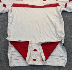 Heritage America Men’s Size Large USA Flag Distressed Longline Tee Zip Sides