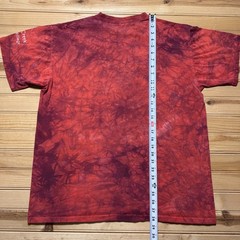 Vintage 1997 Native American Eagle Wolf Creek Indian Village Tie Dye Shirt Large