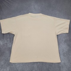 Vintage Eddie Bauer Shirt Mens Large Beige Made USA Pocket Basic Boxy Minimalist