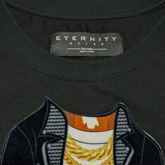 Eternity BC/AD Hip Hop Tiger Cat Black Graphic T Shirt Men’s Size 2XL