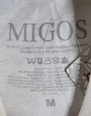 2018 The Migos Culture 2 T Shirt Adult Medium White Album Promo Rap Hip Hop