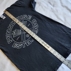 Pennywise Punk Rock Epitaph Records Merch Black Sml Double-sided Graphic T-Shirt