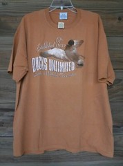 Vintage 90’s Men’s Ducks Unlimited T-Shirt Tee Marathon XL NEW Brown Tags attach