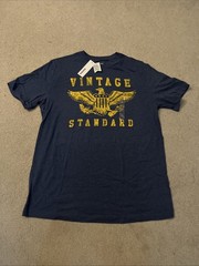 Sonoma Vintage Standard Blue T-Shirt Big & Tall L