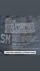 HOUSE OF 1000 CORPSES Licensed Horror T-Shirt. SMALL (NV) FRIGHT RAGS Preowned