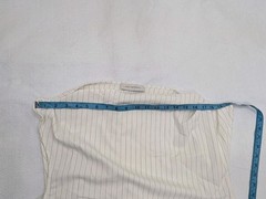 Salt Murphy Julian Top Shirt Mens Medium Sleeveless White Striped