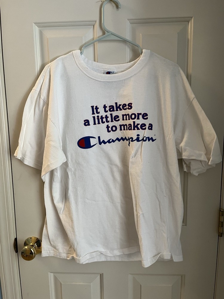 Champion Men’s Classic Jersey T-Shirt, Extra Large – White