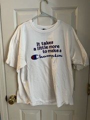 Champion Men’s Classic Jersey T-Shirt, Extra Large – White