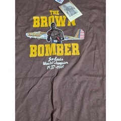 Everlast Heritage Joe Louis The Brown Bomber T-Shirt Brown 3XL Made in USA NWT
