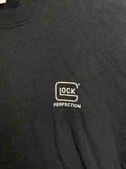 Glock Perfection T-Shirt Mens M Black Cotton Short Sleeve Crew Neck Pullover