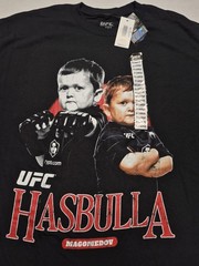NEW UFC Hasbulla Magomedov Shirt Men’s Black XL T-Shirt Short Sleeve NWT
