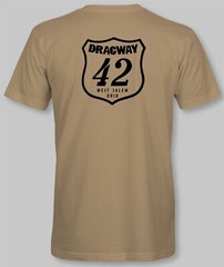 DRAGWAY 42 Retro T-Shirt drag race strip racing track raceway speed shop