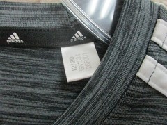 Adidas Shirt Small Adult Gray Athletic Logo Stretch Modern Fit Aeroready Mens S