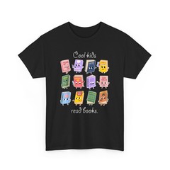 Cool Kids Read Books Librarian Reading Teacher Gift Women Graphic Tee