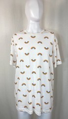 Rainbows T-shirt Size XL White Full Print Front And Back Pride Wear