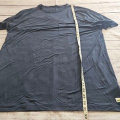 Vuori Linear Tech Tee Chest Pocket Blue Striped Activewear Mens XXL