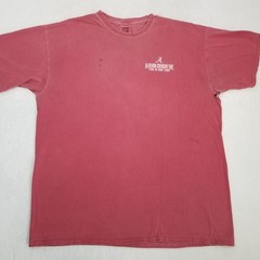 VTG Comfort Colors Mens Faded Red Alabama University Crimson Tide Denny Shirt XL