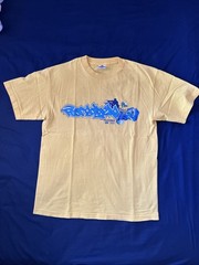 Vintage Yellow Graphic Graffiti Alstyle Apparel T-Shirt Size Large 90s Hip Hop