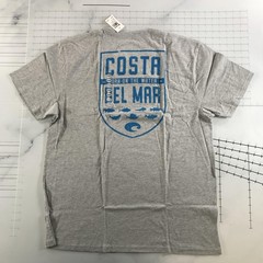 Costa Shirt Mens XL Gray Heather Born On The Water Fish Ocean FQA40002525TXL