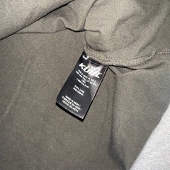 Kuhl Kommando Wildfibre Long Sleeve T-Shirt Olive Green Organic Cotton Zip XL