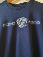 NASA Shuttle Launch Experience T-Shirt Size S – M Blue T Bought In Florida 2012