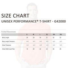 Gildan Unisex Short Sleeve T-Shirt 100% Polyester Modern Classic Fit Tee