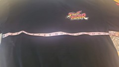 Capcom Street Fighter II Black Long Sleeve Graphic Tshirt Size L Large