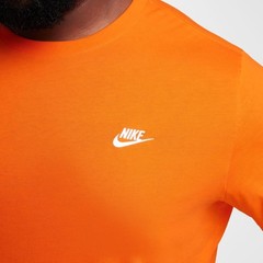 Nike Mens Sportswear Club Tee – Safety Orange – M
