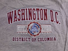 Stellar Washington DC T-shirt Size M Medium Gray District of Columbia Cotton
