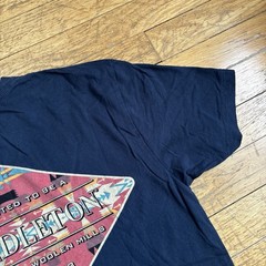 Pendleton Men’s M Woolen Mills Graphic T-Shirt Navy Blue Aztec Tribal Graphic