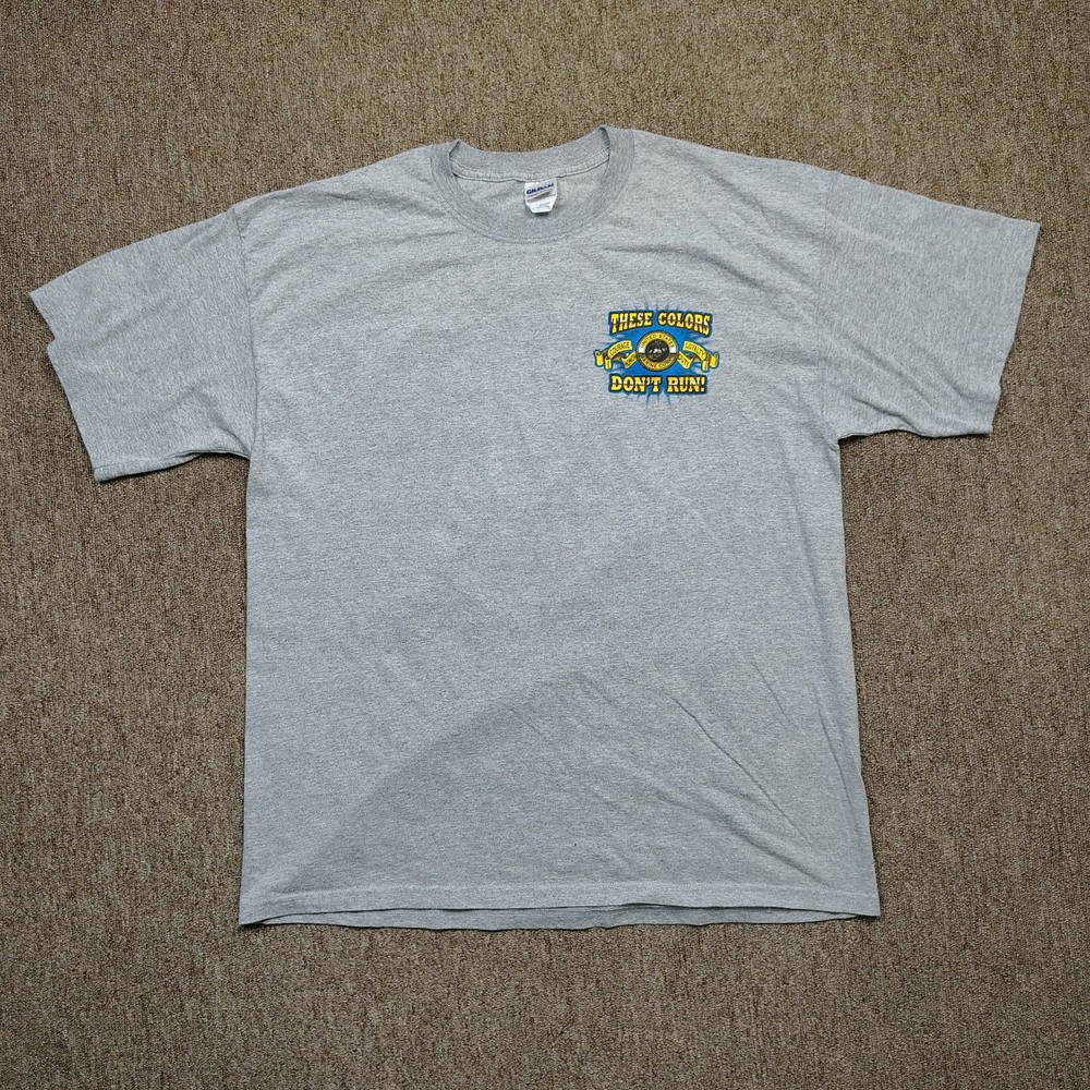 UNITED STATES MARINES T-Shirt Men’s XL Gray These Colors Don’t Run Graphic USMC