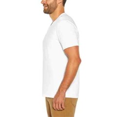 3 Pack Banana Republic Mens V Neck Premium Wash T-Shirts Fit – White – Small