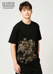 [Graniph] Bravely Default / Octopath Traveler Departure | T-Shirt Black SS-XXL