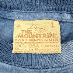 Vintage 2003 The Mountain T-Shirt Mens Large Train Nature Tie Dye Short Sleeve