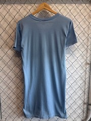 Vintage 90’s Jerzees V Neck Blue Sleep Shirt Size Medium
