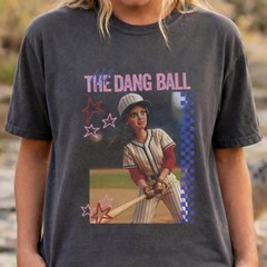 Youth And Adult Hit The Dang Ball T-shirt, Crew Neck T-Shirt, Pull On, Casual, U