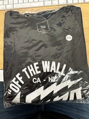 VANS MENS BOLT BLACK SS PREMIUM T SHIRT NEW