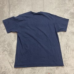 Vintage Microsoft Corporate Promo Tee – Navy Blue Yellow Bar Logo – Size Large