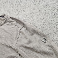 Kuhl Shirt Mens Medium Gray Engineered Crew Breathable Lightweight Hike *Read*